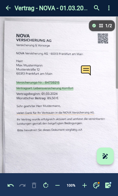 Editor: Annotationen